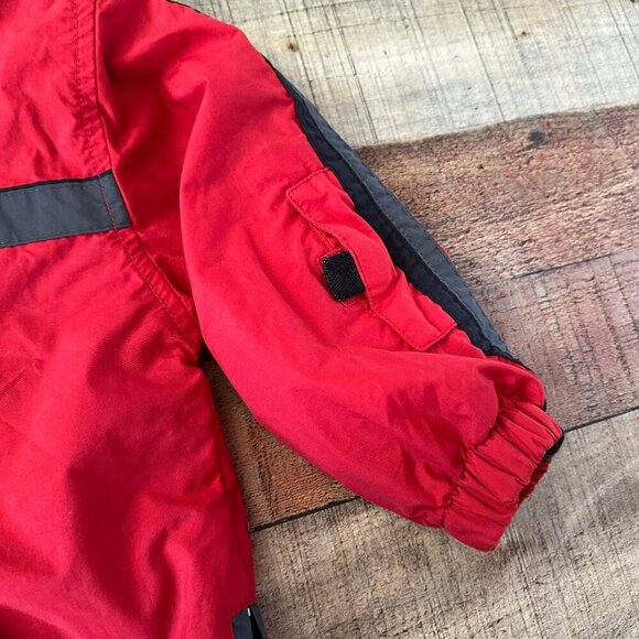 Nike Vintage Toddler Windbreaker Jacket 4T Red & Black - Picture 5 of 9